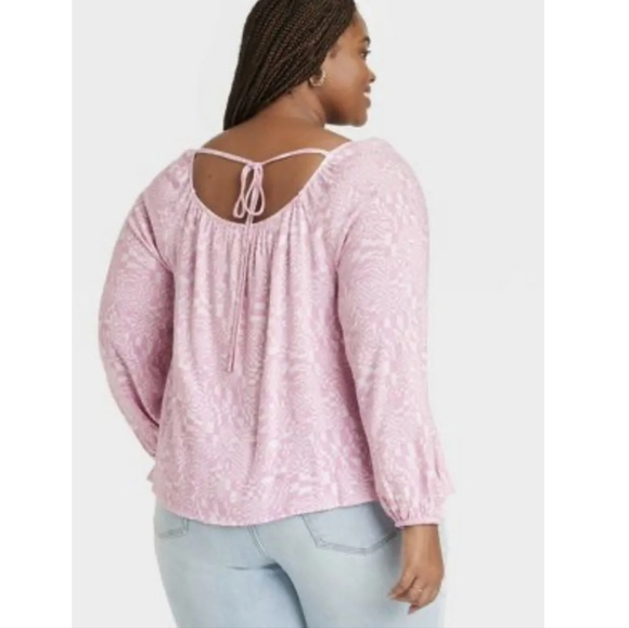Ava & Viv Long Sleeve Top NWT - Picture 2 of 10